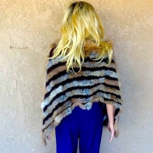 Dino Gaspari Montreal Fur Cape/poncho/sweater EUC - Picture 5 of 8